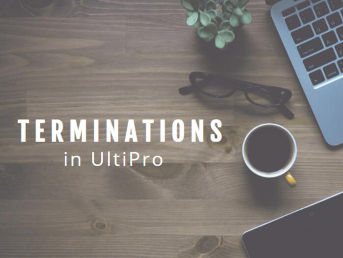 Terminations in UltiPro